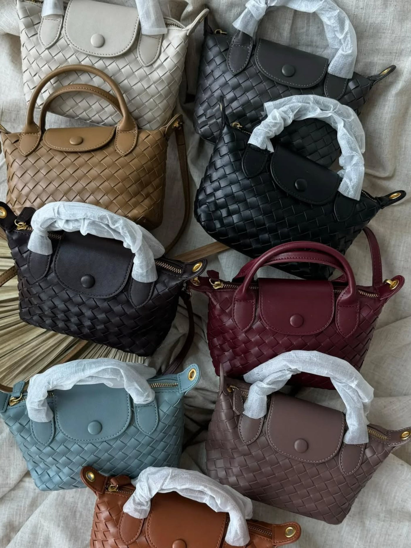 Elise | Small Convertible Woven Bag