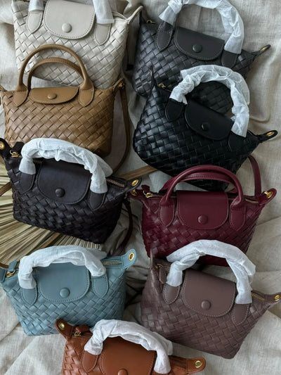 Elise | Small Convertible Woven Bag
