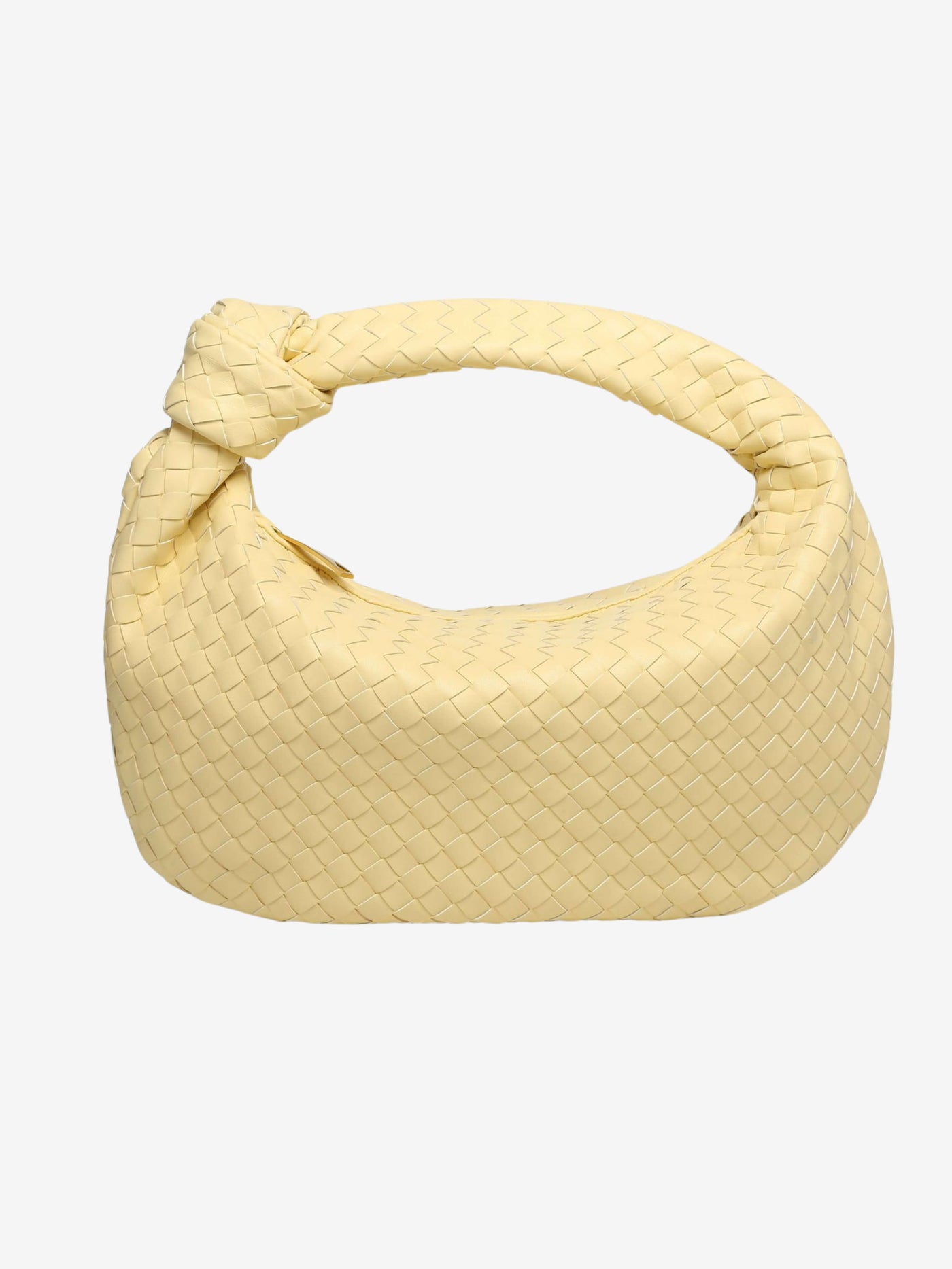 Giselle | Medium Woven Shoulder Bag with Knot