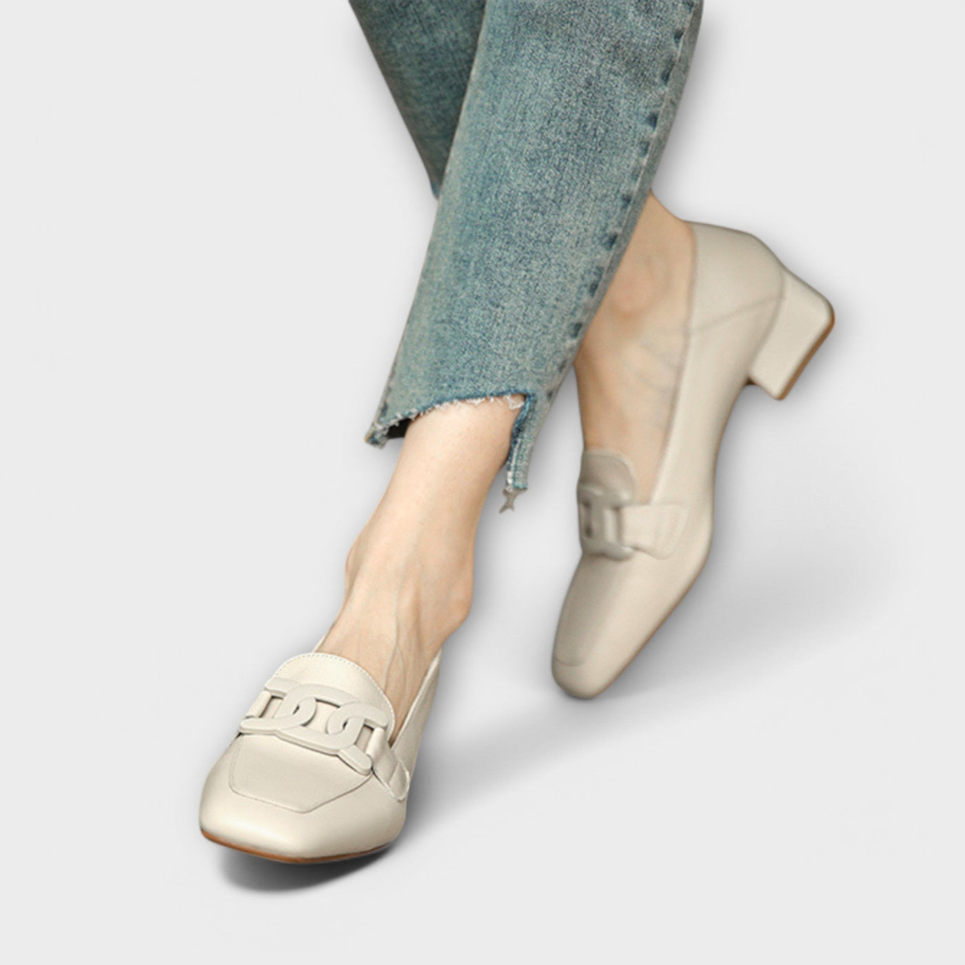 Monika™ | Elegant loafers with heel