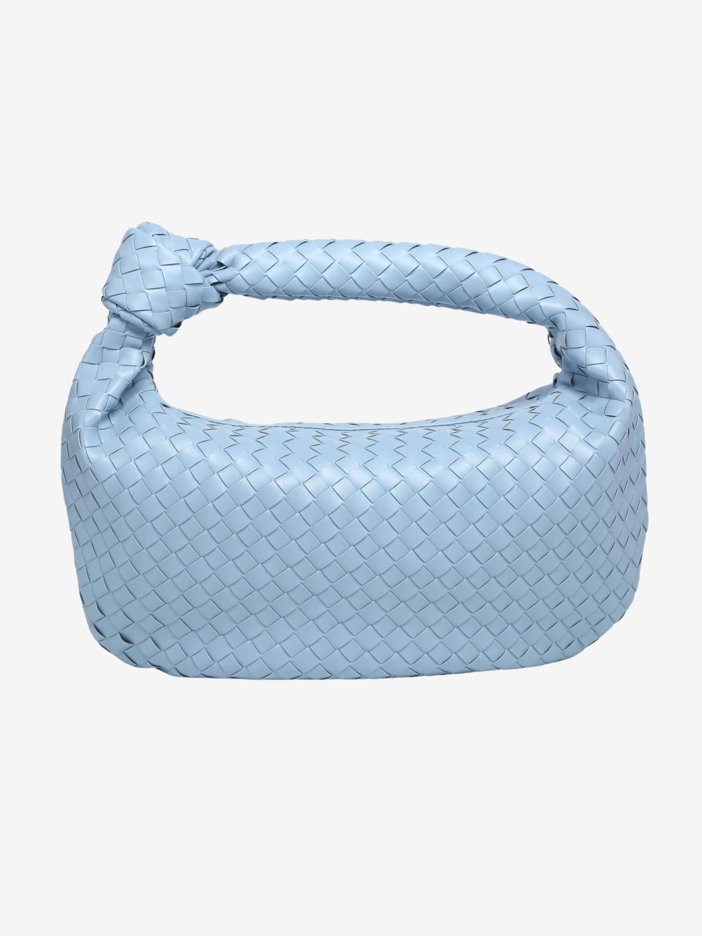 Giselle | Medium Woven Shoulder Bag with Knot