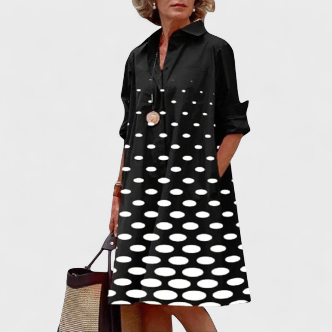 Yvonne - Luxury midi dress with elegant design