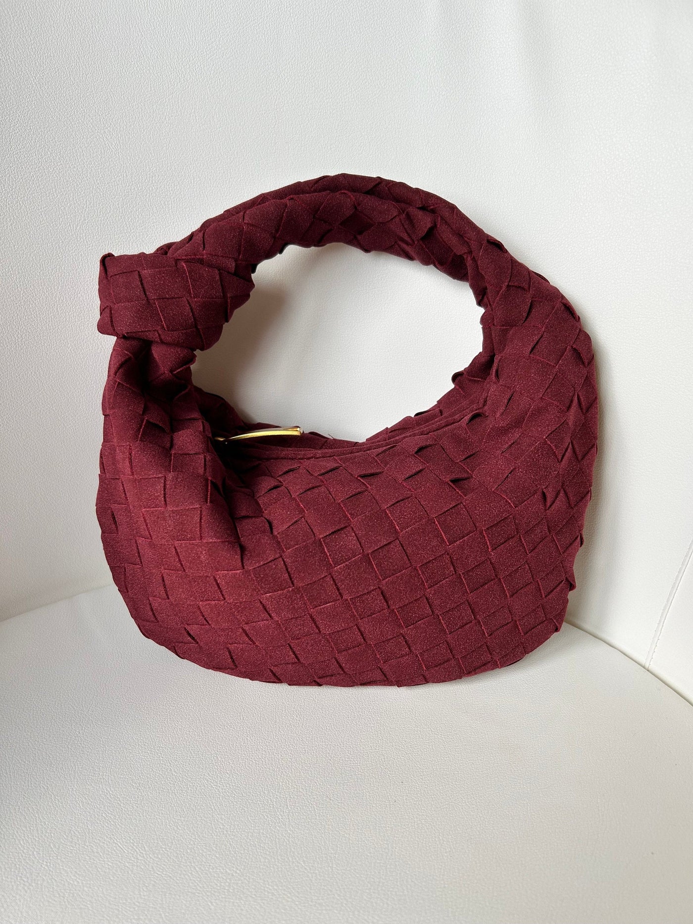 Renee | Mini Bag in Soft Woven Suede