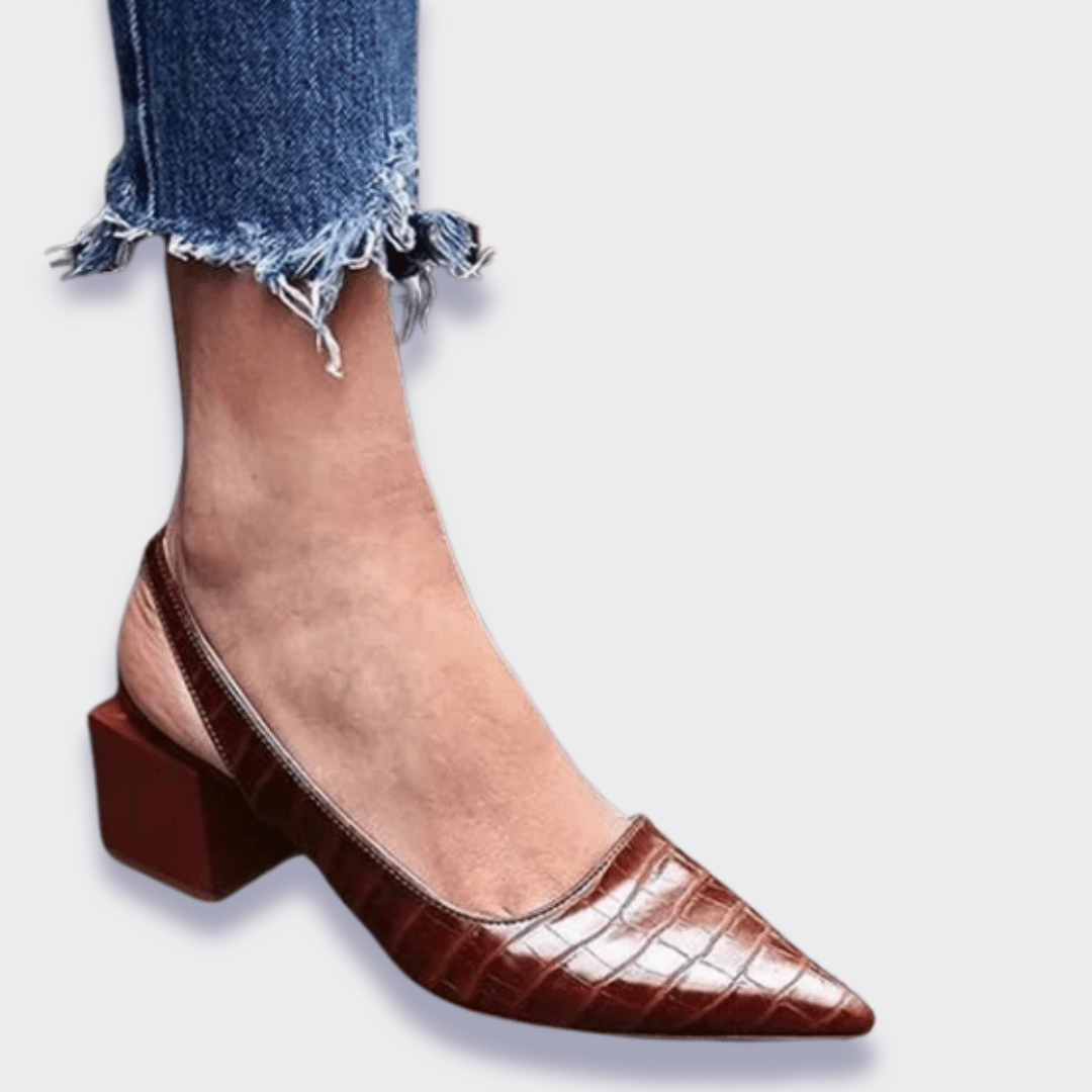 Mariagiulia™ | Scaled Leather Heels