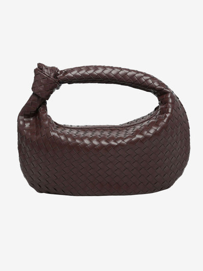 Giselle | Medium Woven Shoulder Bag with Knot
