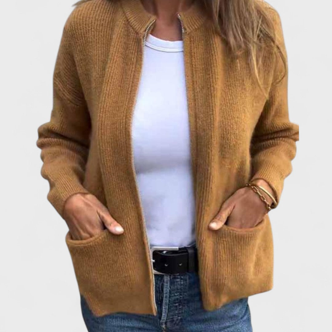 Noelle - Knitted Cotton Cardigan