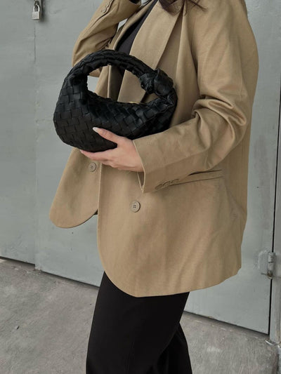 Sienna | Small Bag with Woven Handle