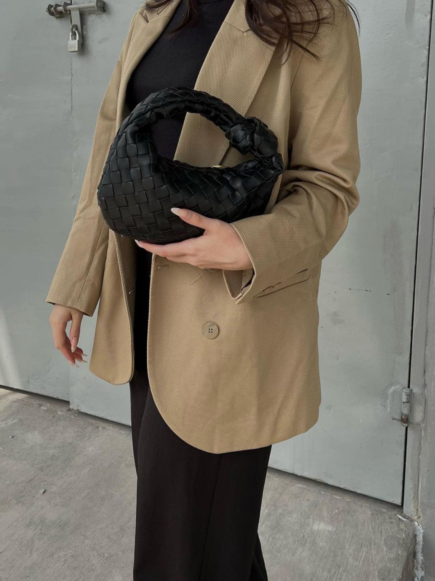 Sienna | Small Bag with Woven Handle
