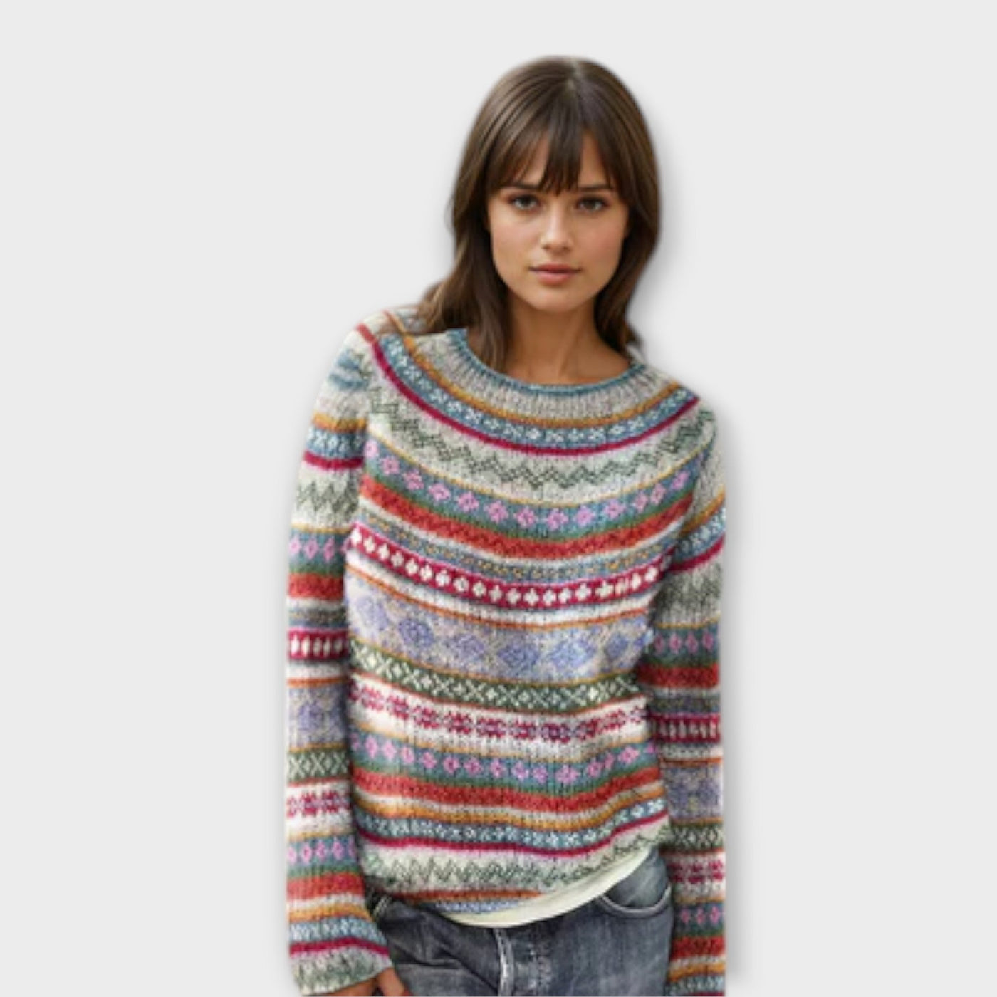 Manonin - Striped Casual and Comfortable Jumper