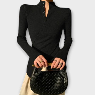 Mireko – Fine knit jumper with buttons