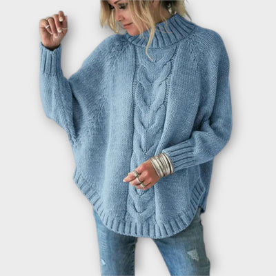 Elysian - Knitted Jumper with Cable Knit Pattern