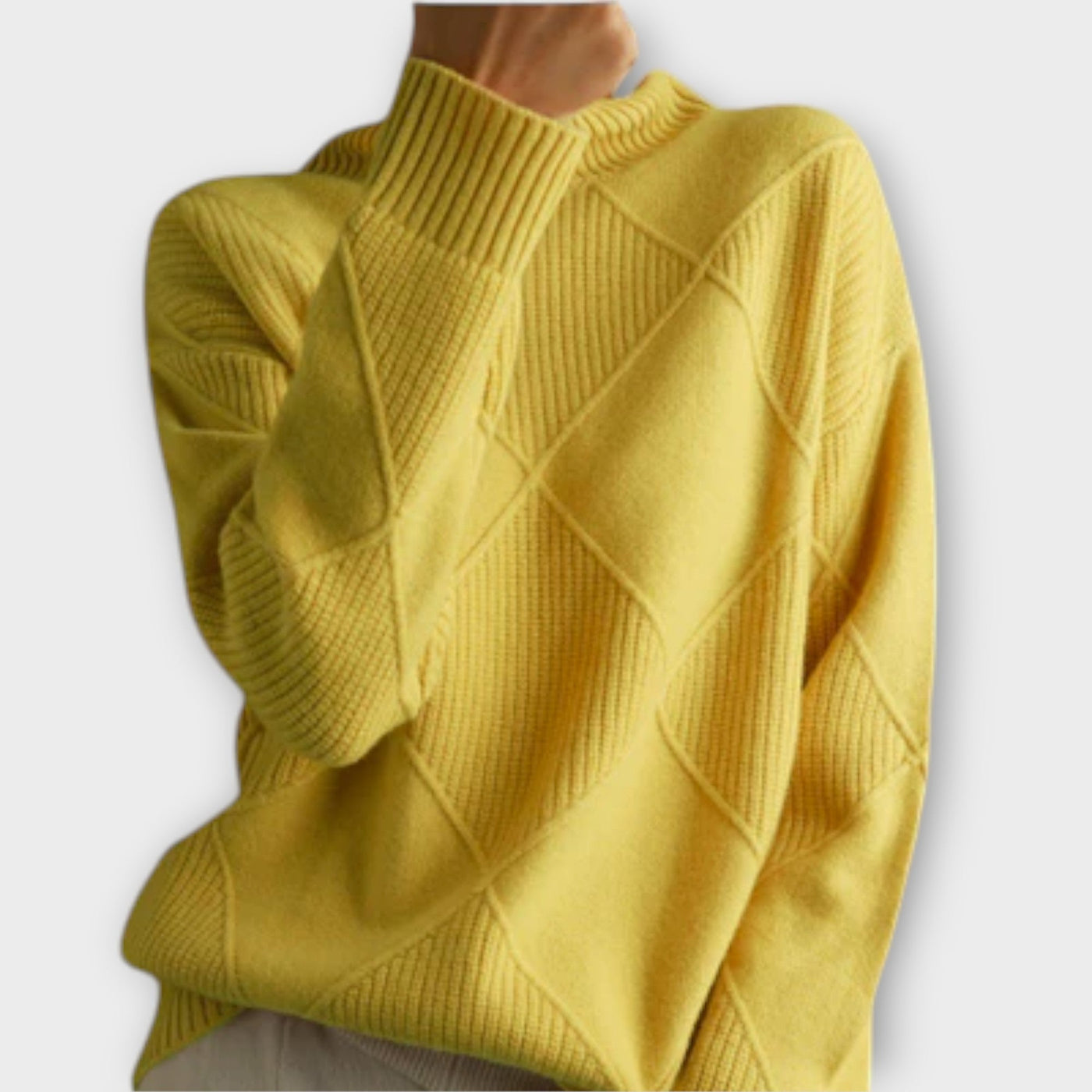 Melanie - Comfortable High Neck Jumper
