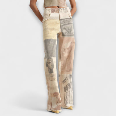 Rhea – Wide Leg Jeans with a Vintage Touch