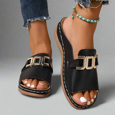 Elle - Comfortable Wedge Sandals