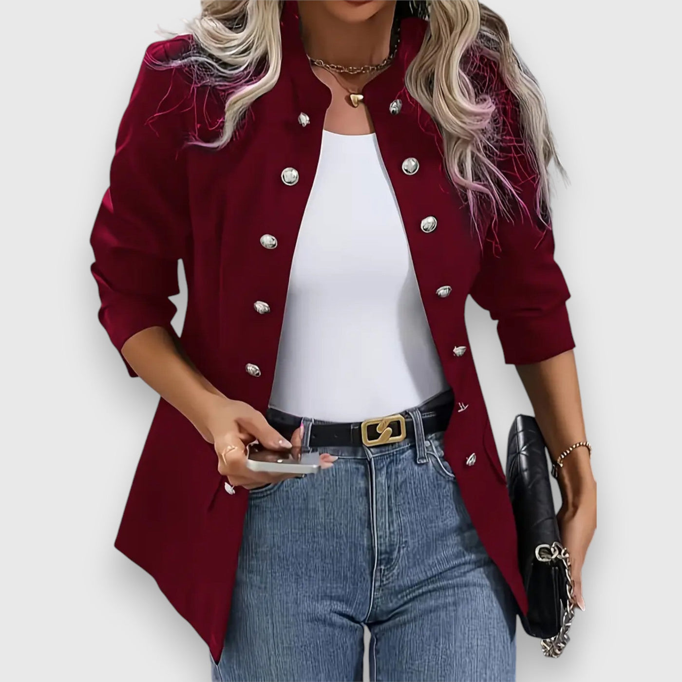 Piala – Blazer with Classic Buttons