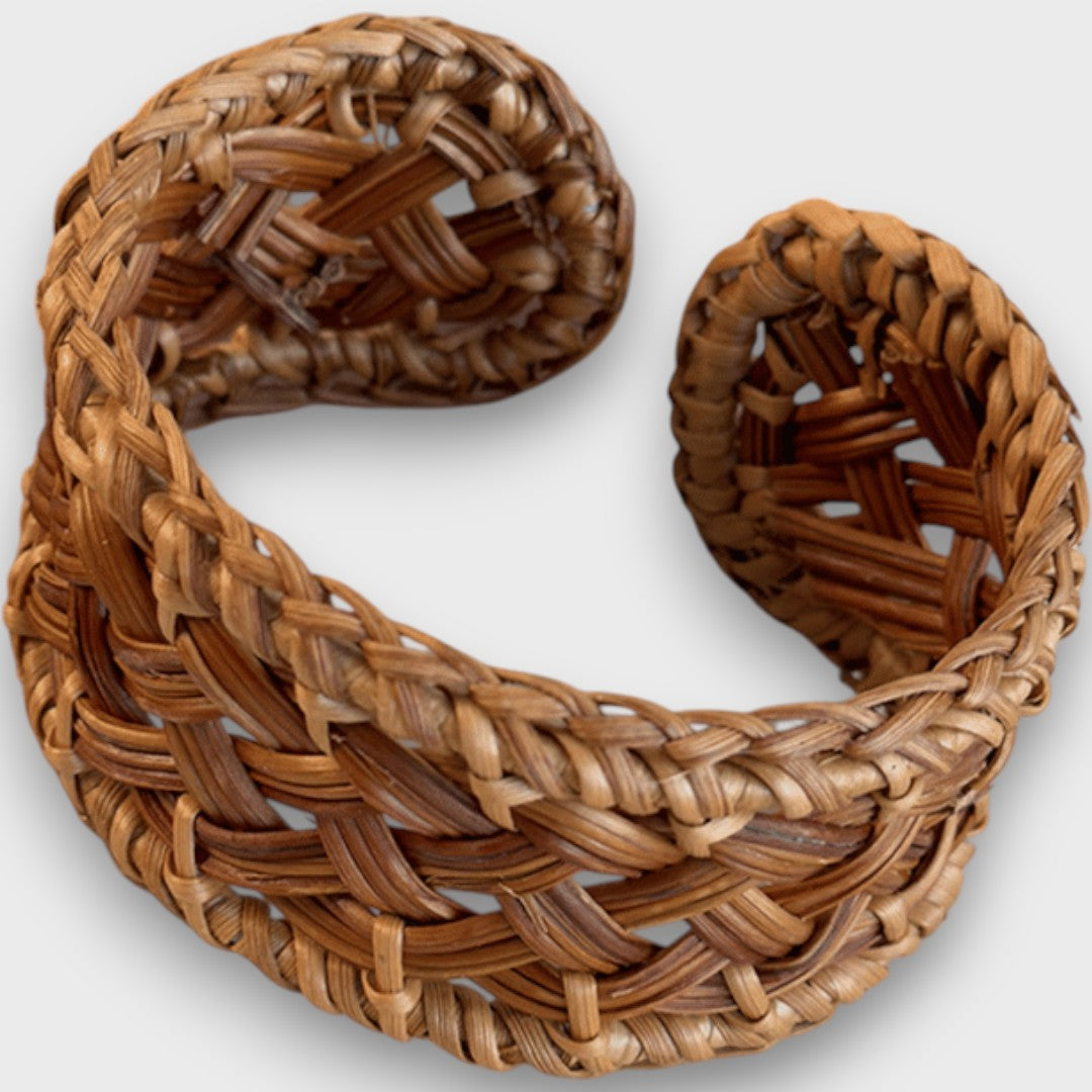 Noelia – Woven Rattan Bracelet