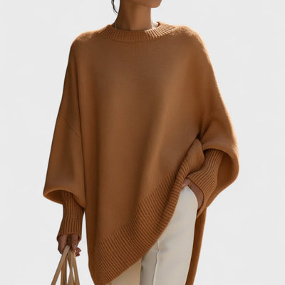 Mandy – Oversized Poncho Simple Elegance