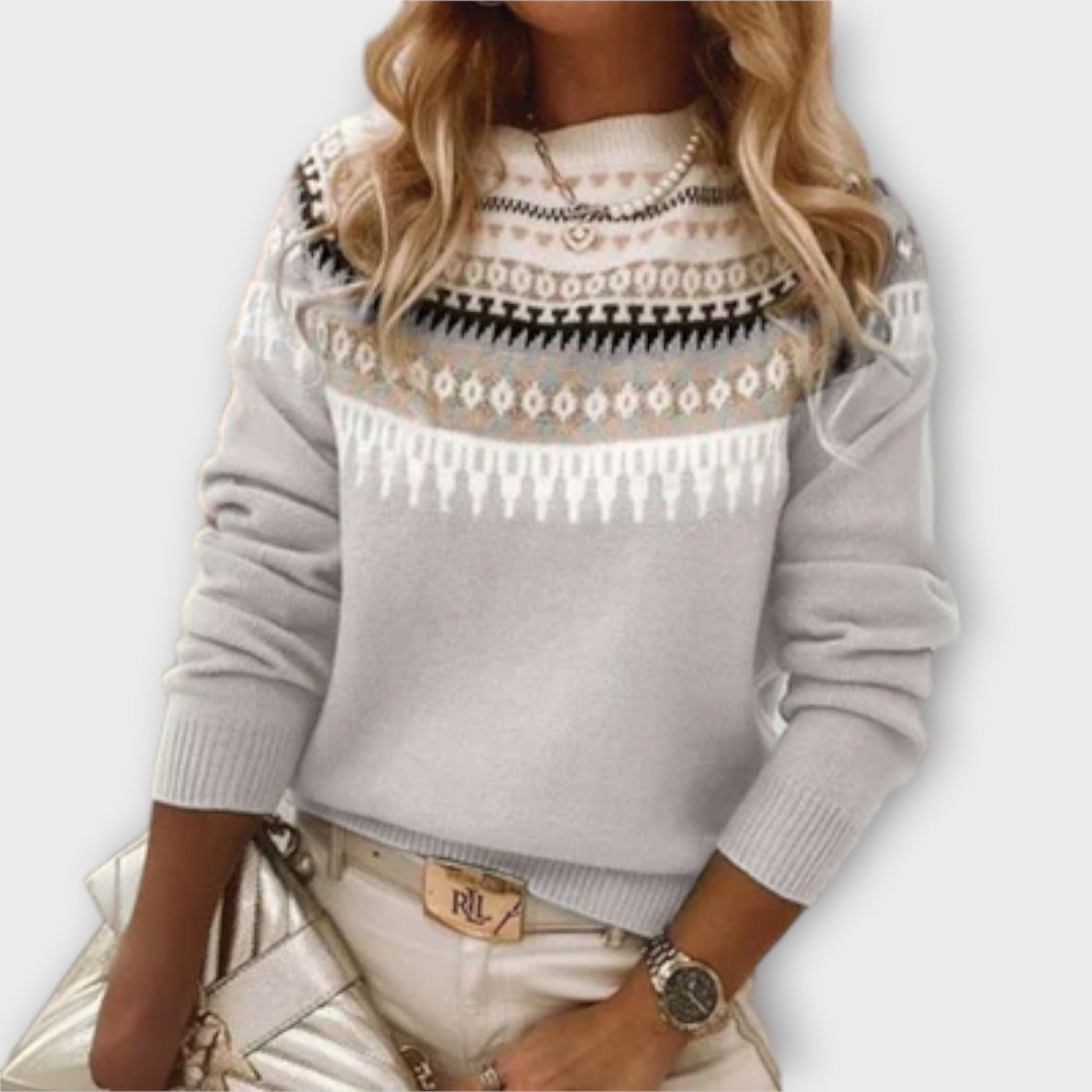 Lena - Comfortable and Warm Everyday Knit Sweater