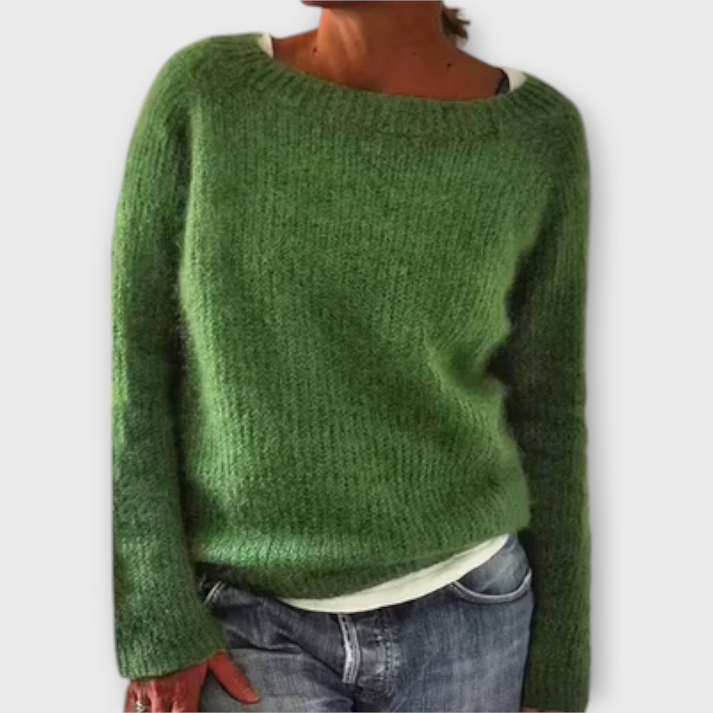 Regine – plain knit sweater