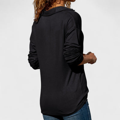 Madonna - Elegant Long-Sleeve Blouse