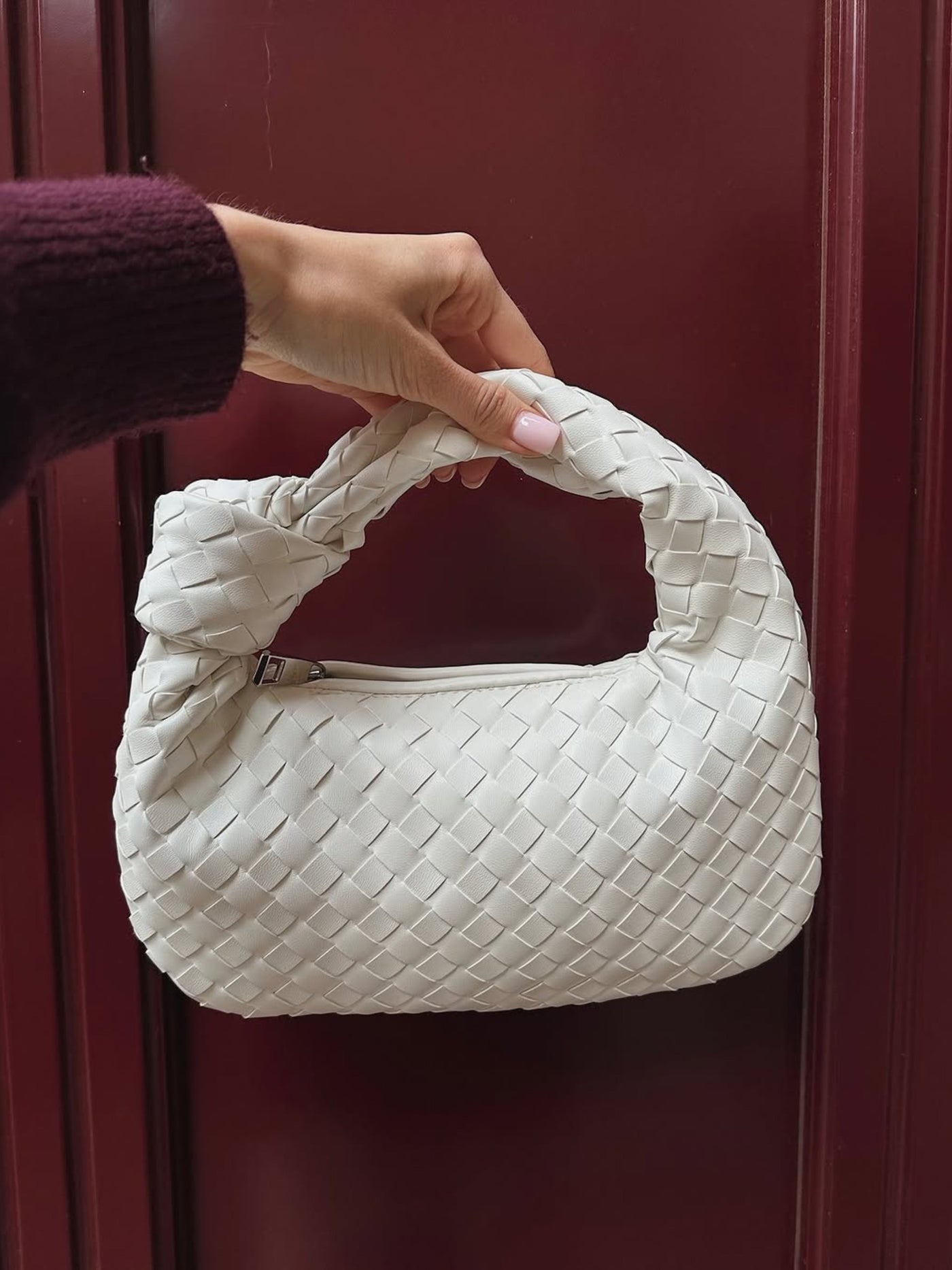 Sienna | Small Bag with Woven Handle