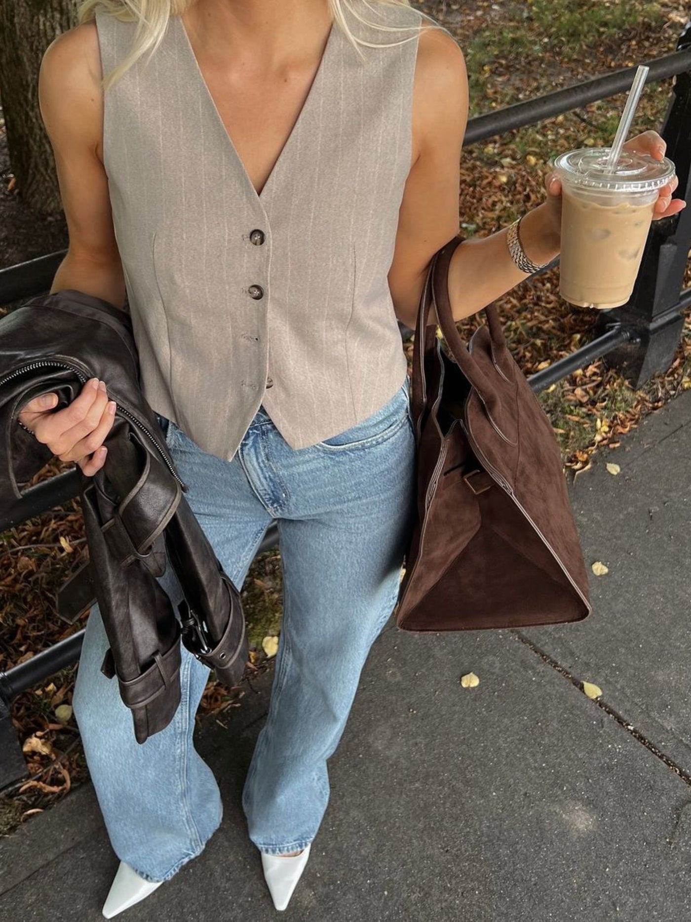 Luisa | Minimalist Daily Bag in Suede Leather
