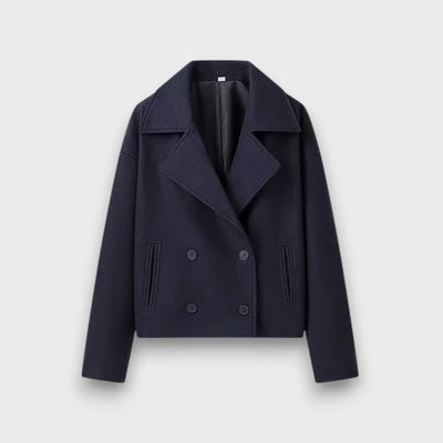Pinalle – Short coat with a lapel collar