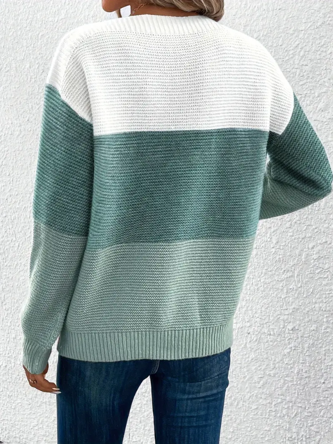 Calista - Elegant Long Sleeve Jumper with Dropped Shoulders