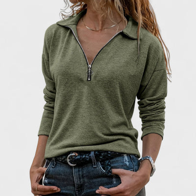 Madonna - Elegant Long-Sleeve Blouse