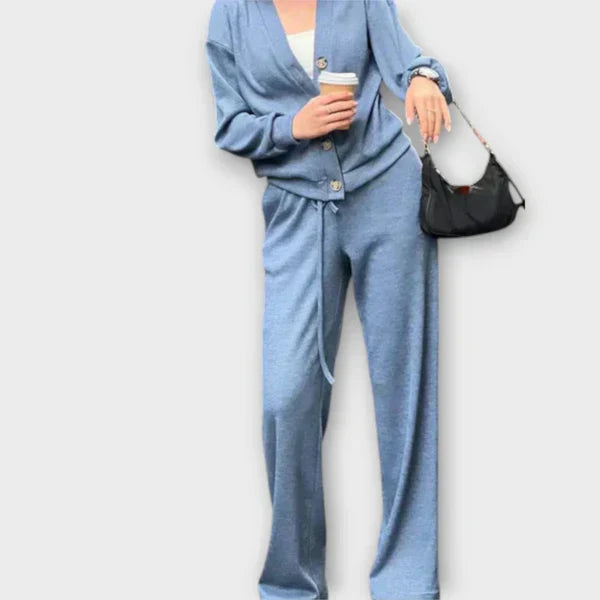 Long Sleeve Blouse and Trousers