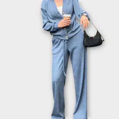 Long Sleeve Blouse and Trousers