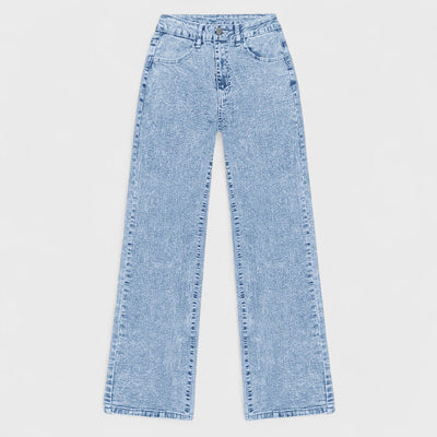 Mara - Women's Wide Leg Straight Jeans