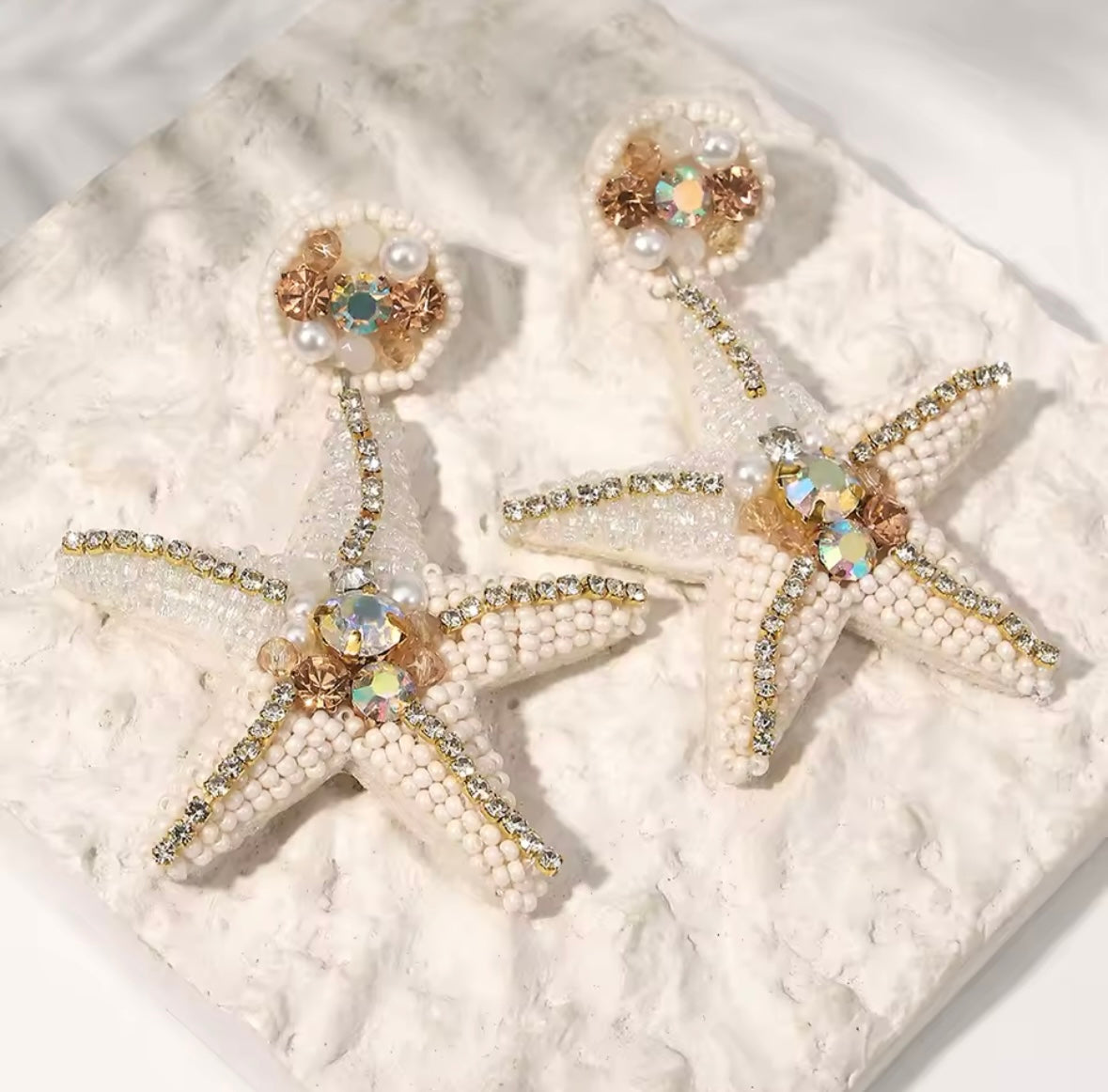 Jane | Starfish Bead Earrings