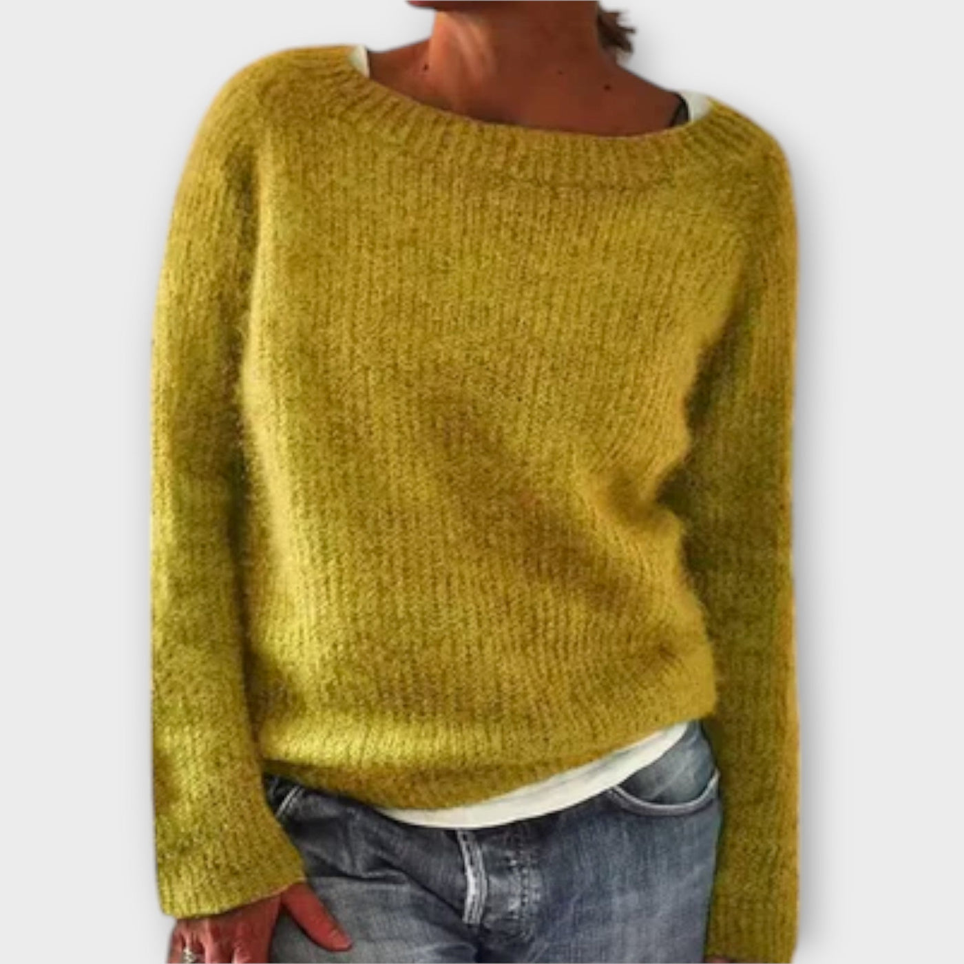 Regine – plain knit sweater