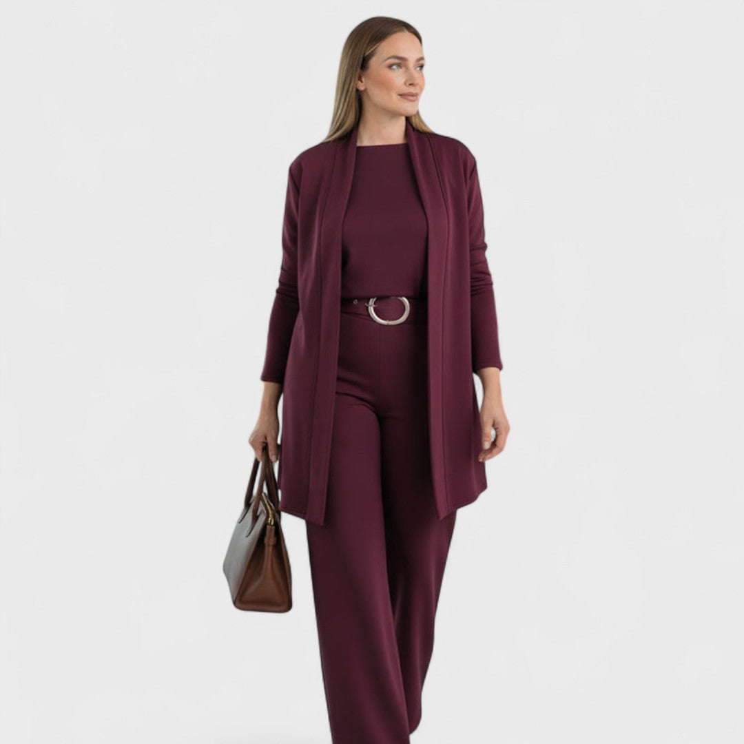 Nora - Luxurious and Comfortable Women's Three-Piece Suit