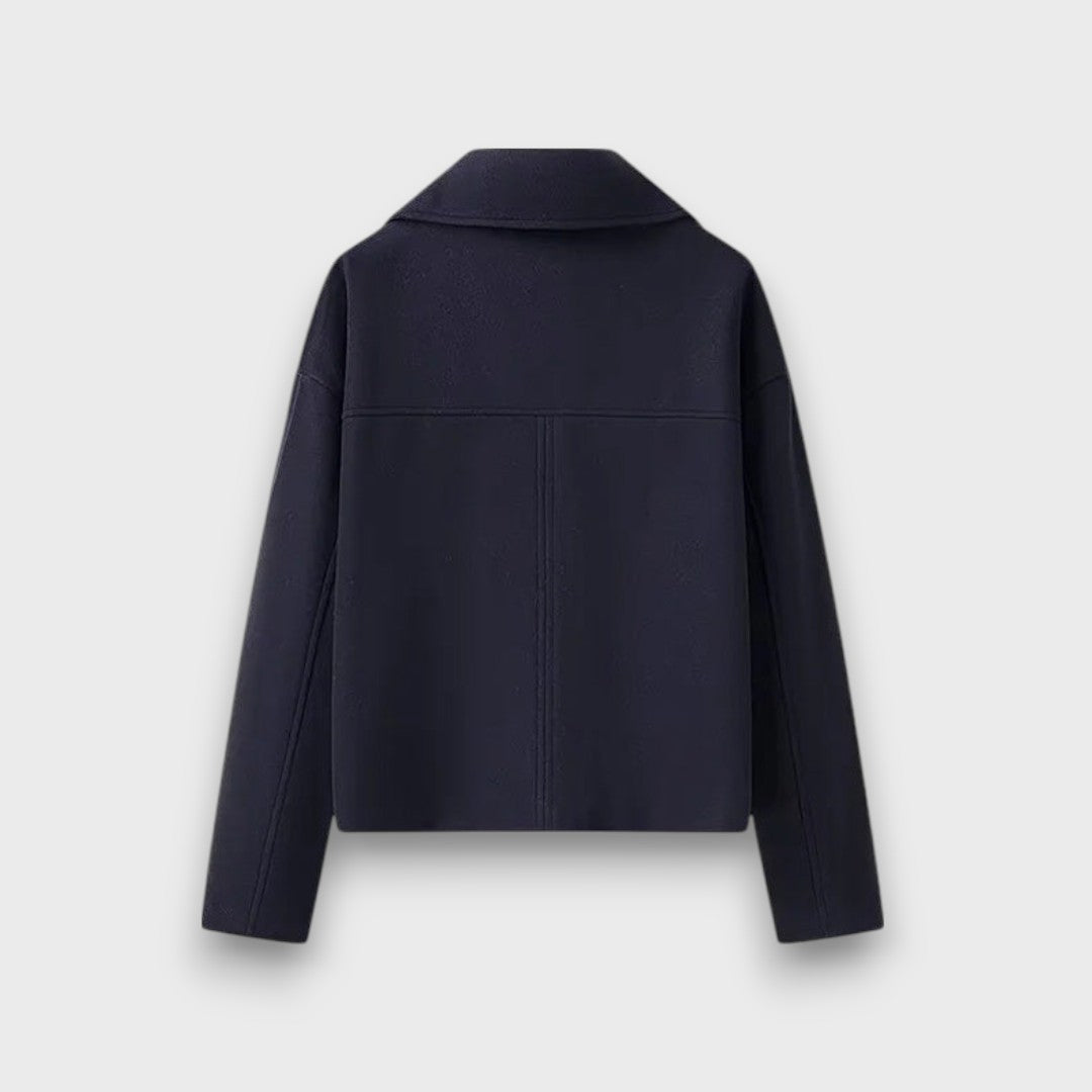 Pinalle – Short coat with a lapel collar