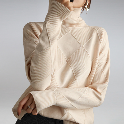 Darcy - Oversized High Neck Jumper