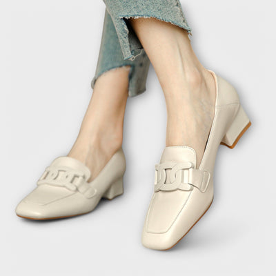 Monika™ | Elegant loafers with heel