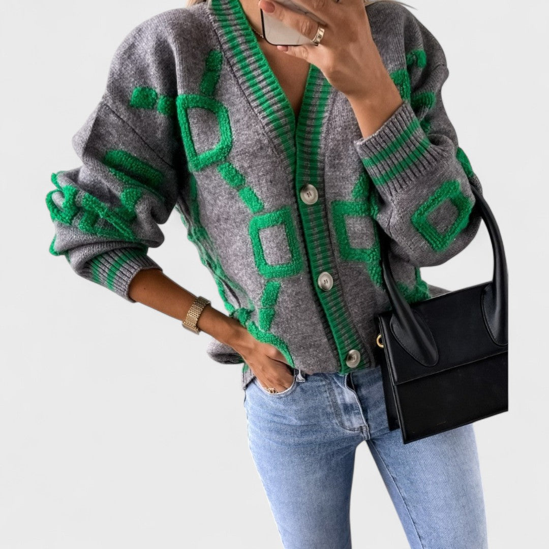 Bombay - Colour Block Cardigan