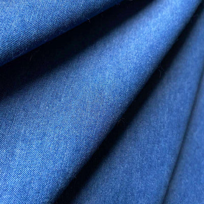 Ilse - Summer Dress with V-Neck in Denim