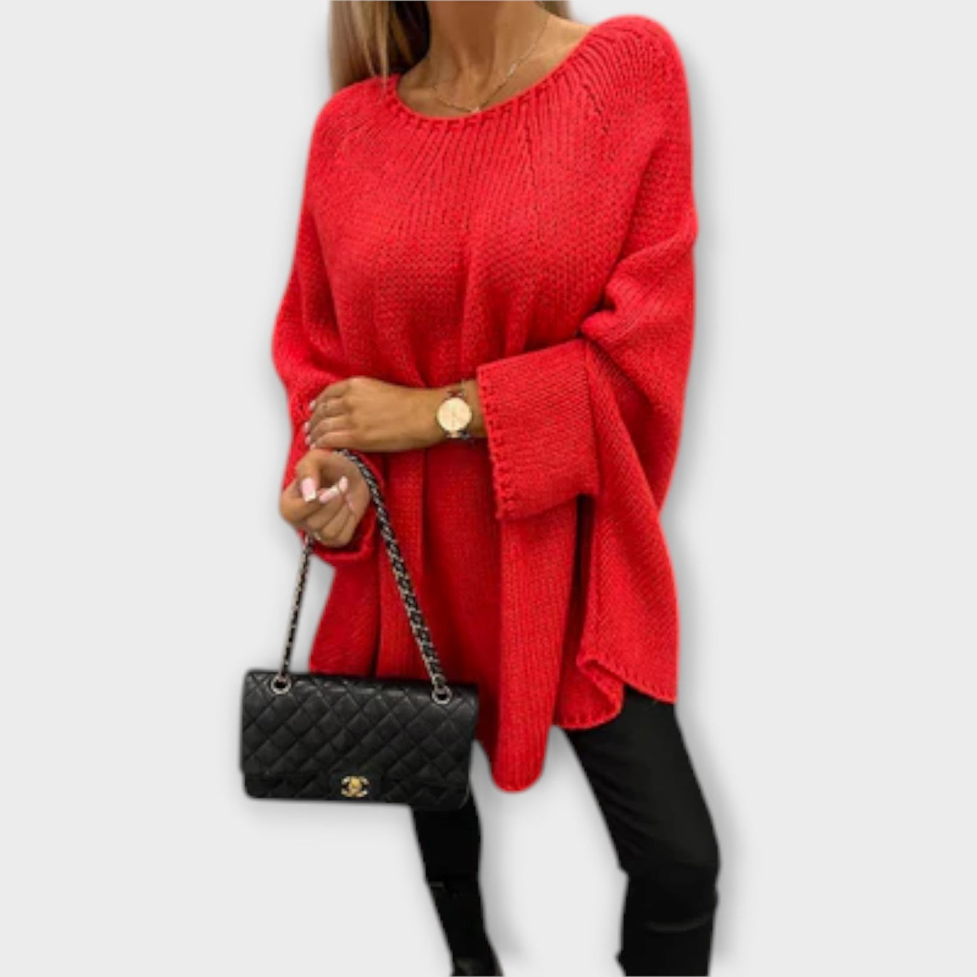 Isabelle - Elegant Women's Jumper with Round Neck