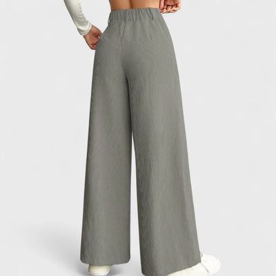 Rida - Women's High-Waisted Wide-Leg Trousers