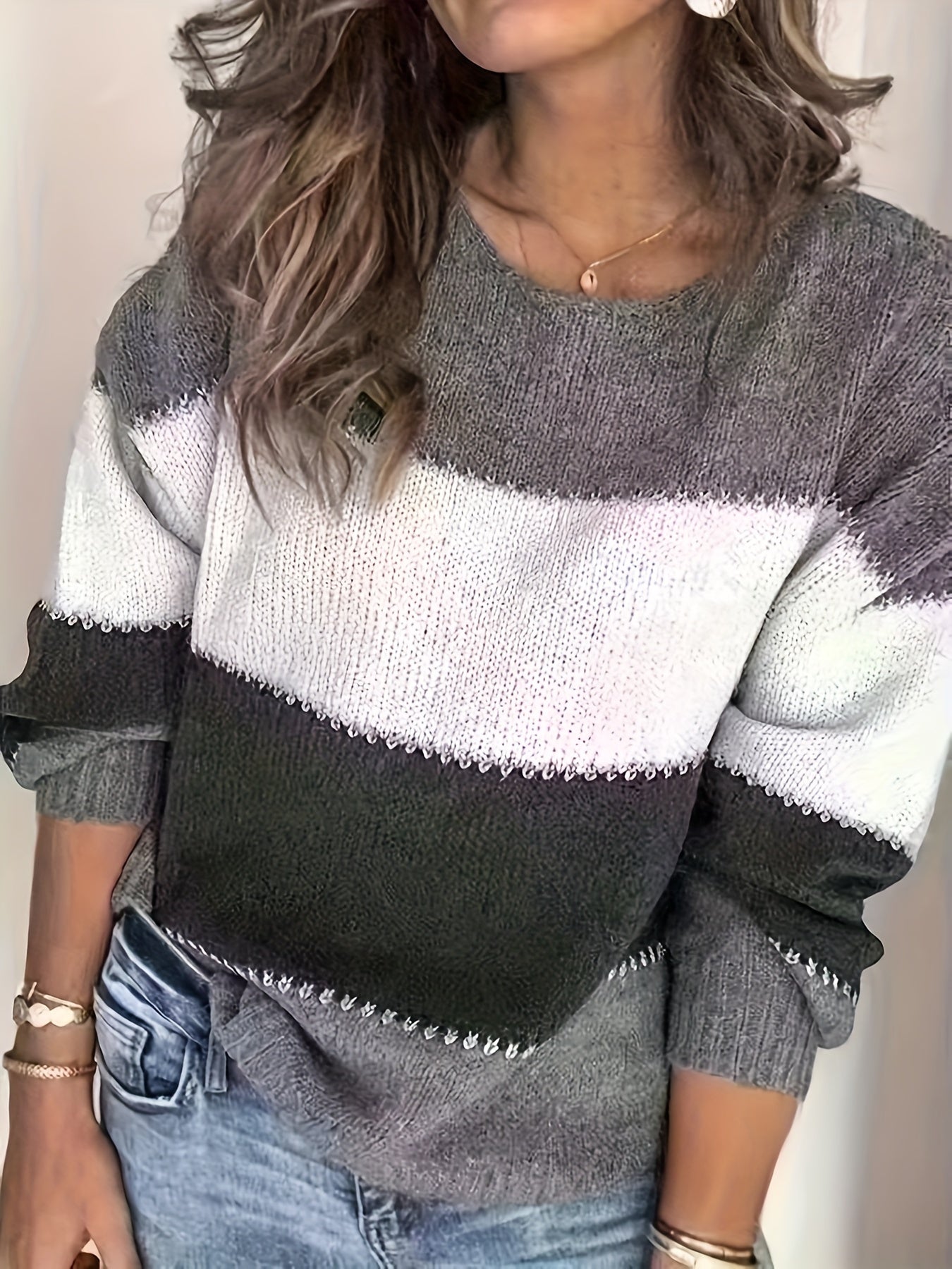 Livia - Colour Block Sweater