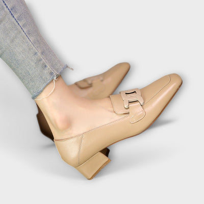Monika™ | Elegant loafers with heel