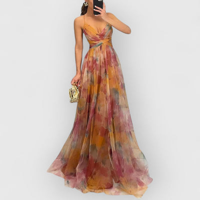 Verity - Long Dress with Floral Print