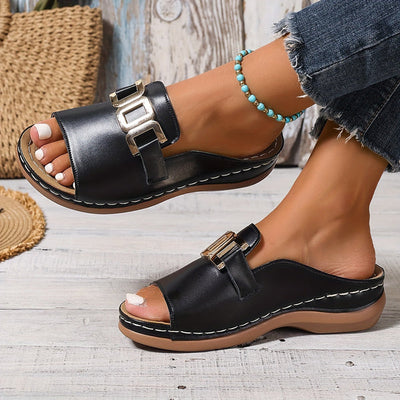 Elle - Comfortable Wedge Sandals