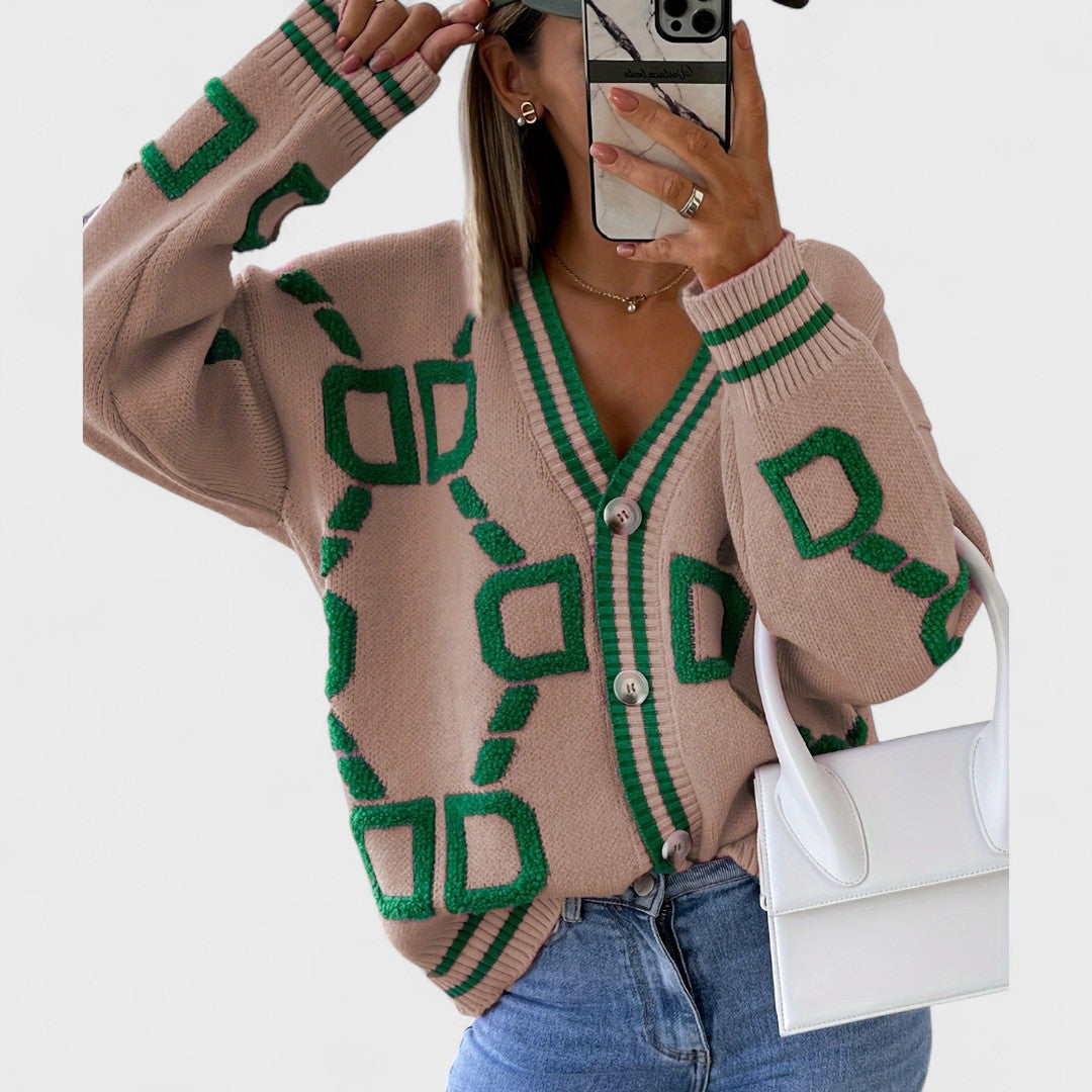 Bombay - Colour Block Cardigan