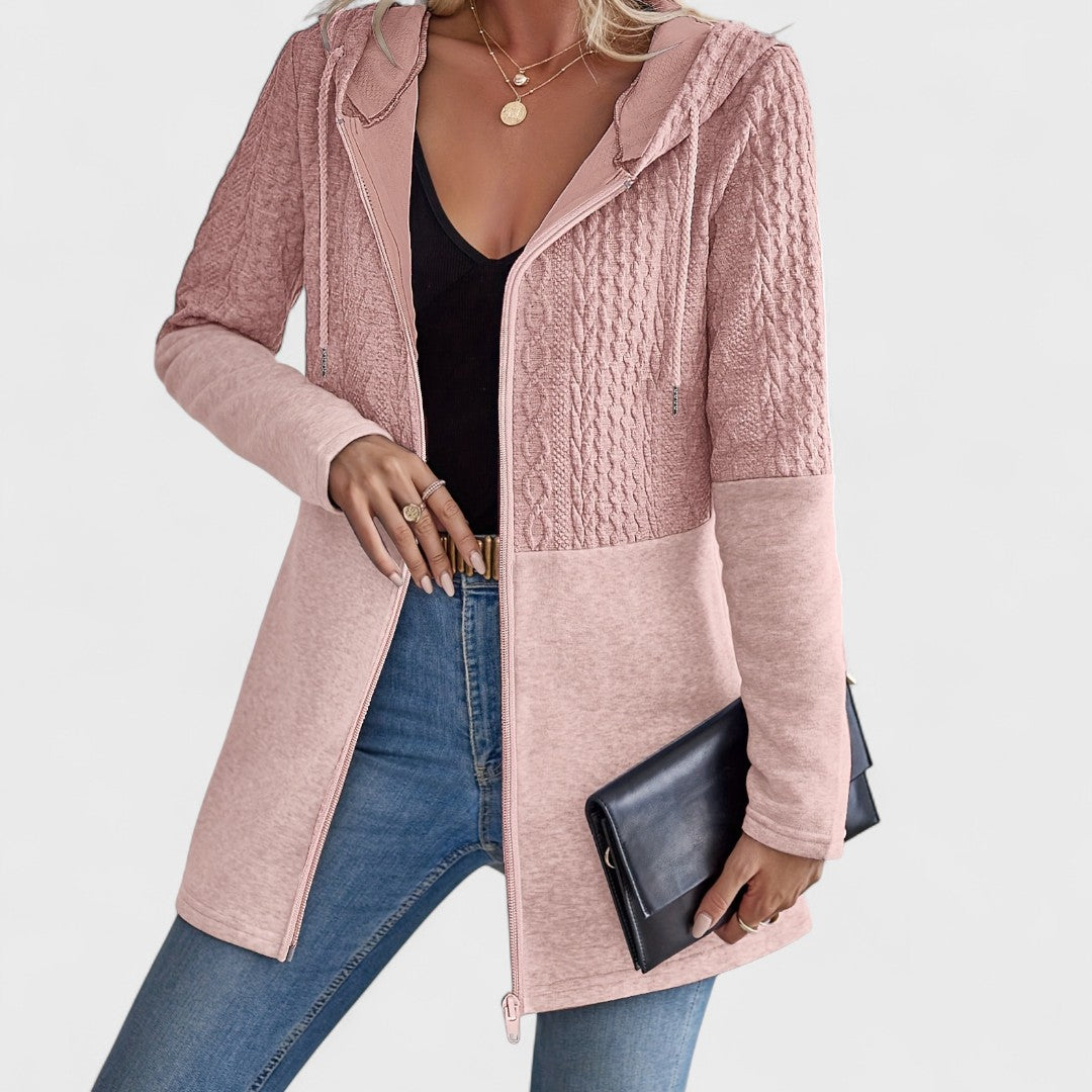 Valentino - Elegant Grey Cardigan with Hood for Women