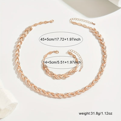 Olivia - Elegant Glass Fish Tail Set with Rhinestones