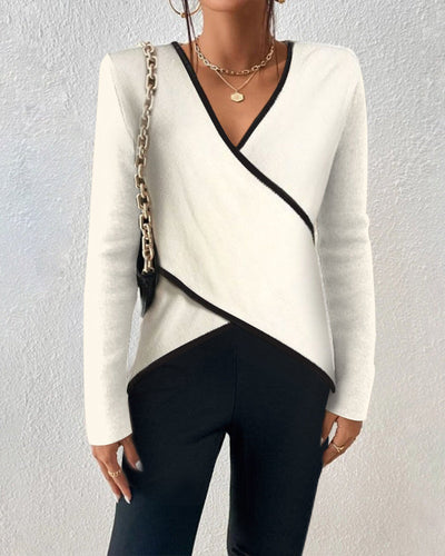 Yzabelle – Jumper with Contrast Trim